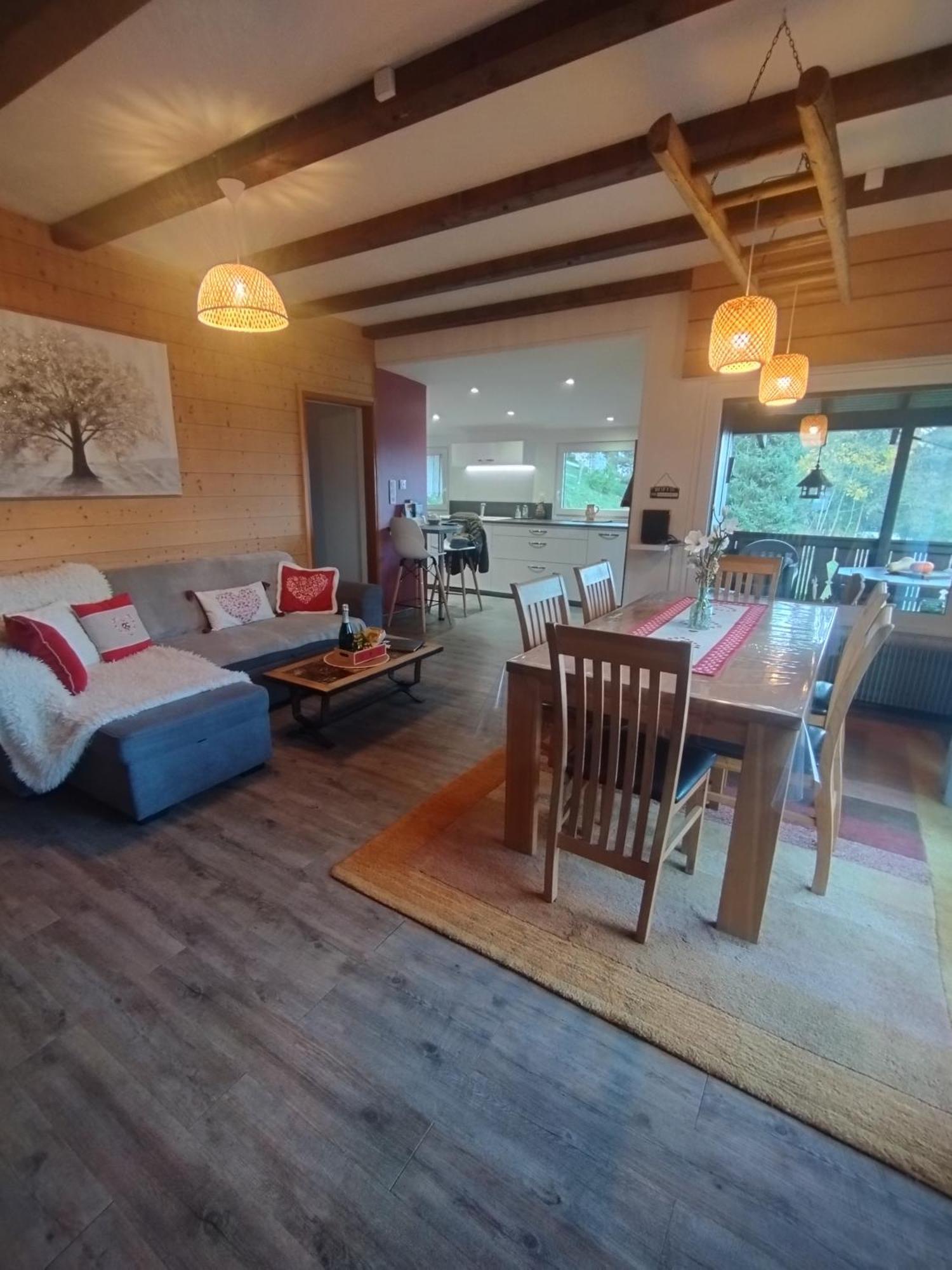 Chalet Au Bois Des Ecureuils Classe Trois Etoiles. Muhlbach-sur-Munster 외부 사진